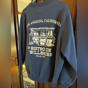 Abercrombie and Fitch navy crewneck sweatshirt